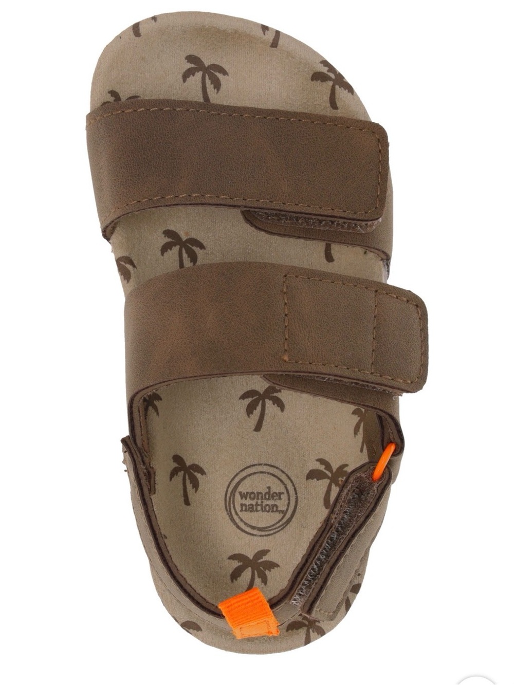 Wonder Nation Brown Sandals Size 2 NWT